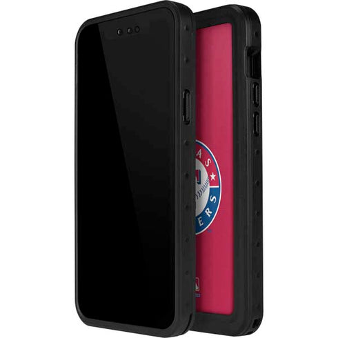 MLB Texas Rangers Split iPhone 14 Pro Max Waterproof Case