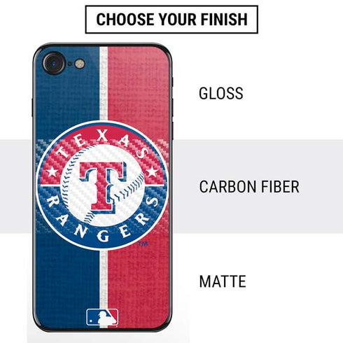 MLB Texas Rangers Split iPhone SE (2nd & 3rd Gen) Skin