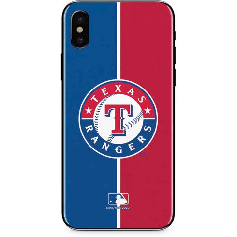 MLB Texas Rangers Split iPhone XS Max Skin