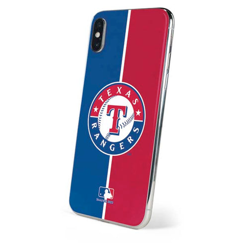 MLB Texas Rangers Split iPhone XS Skin