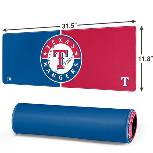 MLB Texas Rangers Split Gaming Mouse Pad