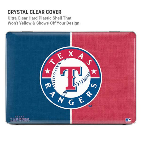 MLB Texas Rangers Split MacBook Air 13in M1 (2021) Case plus Skin