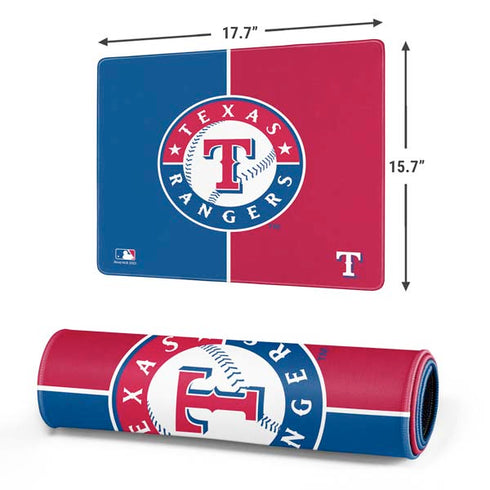 MLB Texas Rangers Split Gaming Mouse Pad