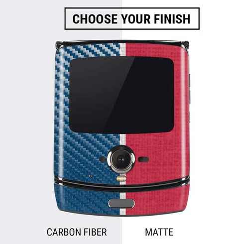 MLB Texas Rangers Split Motorola RAZR Skin