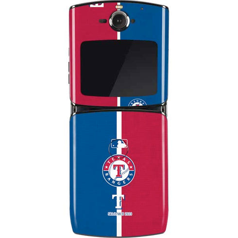 MLB Texas Rangers Split Motorola RAZR Skin