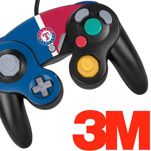 MLB Texas Rangers Split Nintendo GameCube Controller Skin