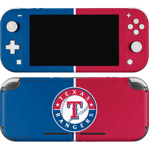 MLB Texas Rangers Split Nintendo Switch Lite Skin