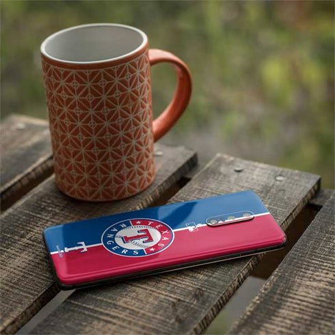 MLB Texas Rangers Split OnePlus 7 Pro Skin