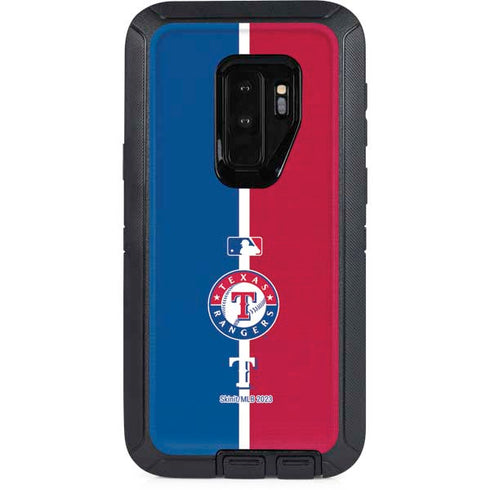 MLB Texas Rangers Split Otterbox Defender Galaxy Skin