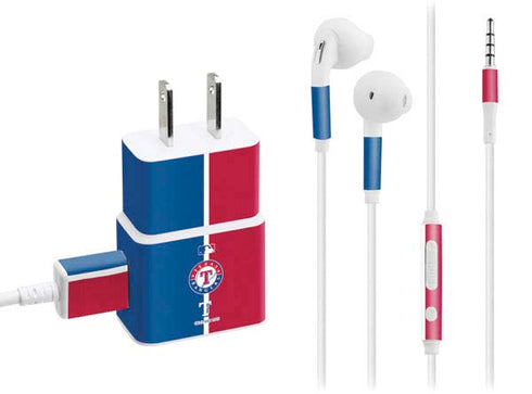 MLB Texas Rangers Split Phone Charger Skin