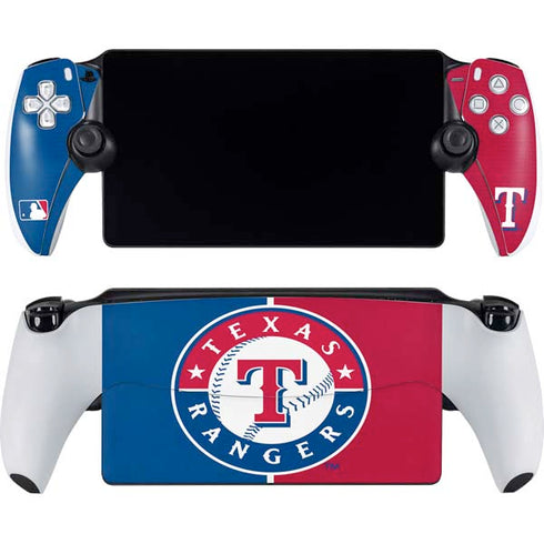 MLB Texas Rangers Split PlayStation Portal Remote Player Skin