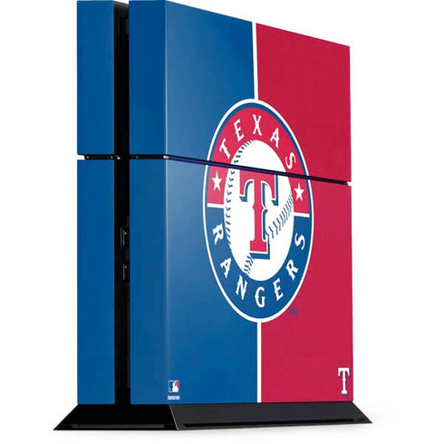 MLB Texas Rangers Split PS4 Console Skin