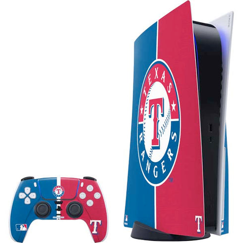 MLB Texas Rangers Split PS5 Bundle Skin