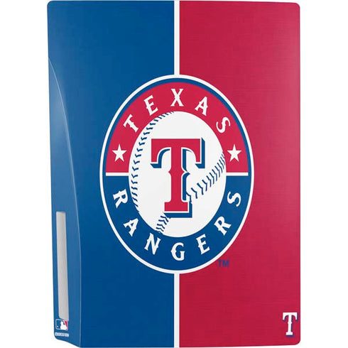 MLB Texas Rangers Split PS5 Console Skin