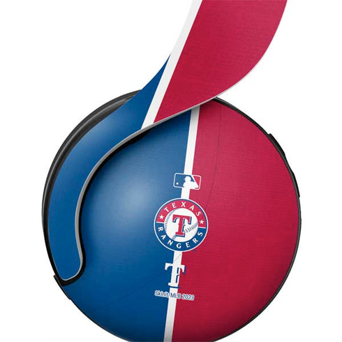 MLB Texas Rangers Split PULSE 3D Wireless Headset for PS5 Skin
