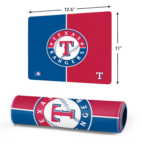 MLB Texas Rangers Split Gaming Mouse Pad