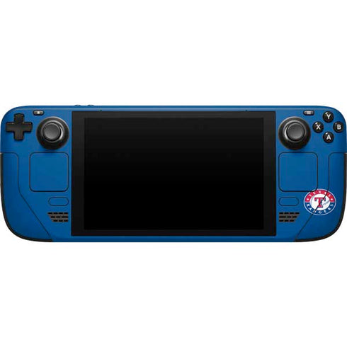 MLB Texas Rangers Split Steam Deck Handheld Gaming Computer Skin