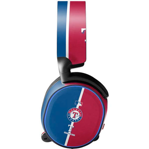 MLB Texas Rangers Split SteelSeries Arctis 3 Skin