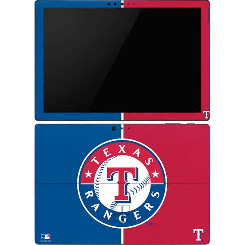 MLB Texas Rangers Split Surface Pro 6 Skin