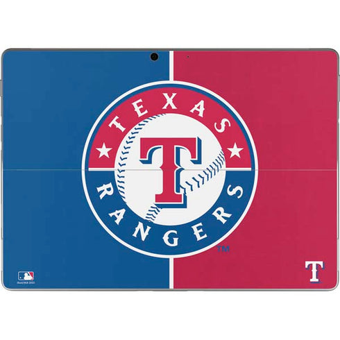 MLB Texas Rangers Split Surface Pro 9 Skin