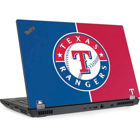 MLB Texas Rangers Split Lenovo ThinkPad Skin