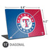 MLB Texas Rangers Split Universal Laptop 11in (8.8 x 6.2in) Skin