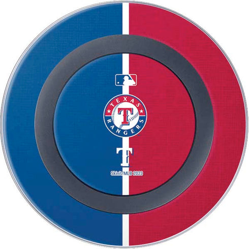 MLB Texas Rangers Split Wireless Charger Skin