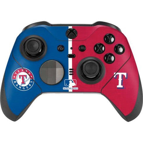 MLB Texas Rangers Split Xbox Elite Wireless Controller Series 2 Skin