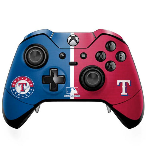 MLB Texas Rangers Split Xbox One Elite Controller Skin