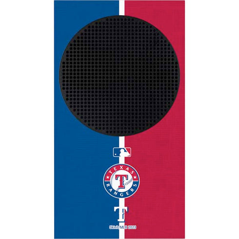 MLB Texas Rangers Split Xbox Series S Console Skin