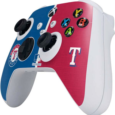 MLB Texas Rangers Split Xbox Series S Controller Skin