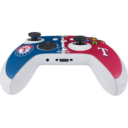 MLB Texas Rangers Split Xbox Series S Controller Skin