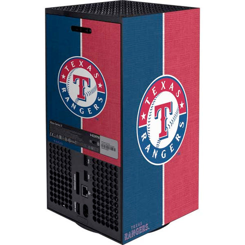 MLB Texas Rangers Split Xbox Series X Bundle Skin