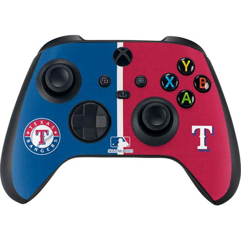 MLB Texas Rangers Split Xbox Series X Controller Skin