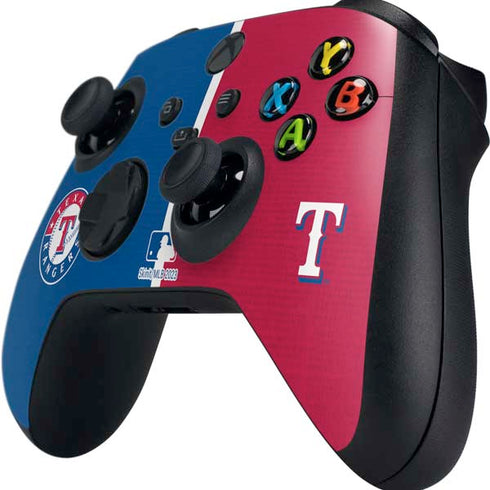 MLB Texas Rangers Split Xbox Series X Controller Skin