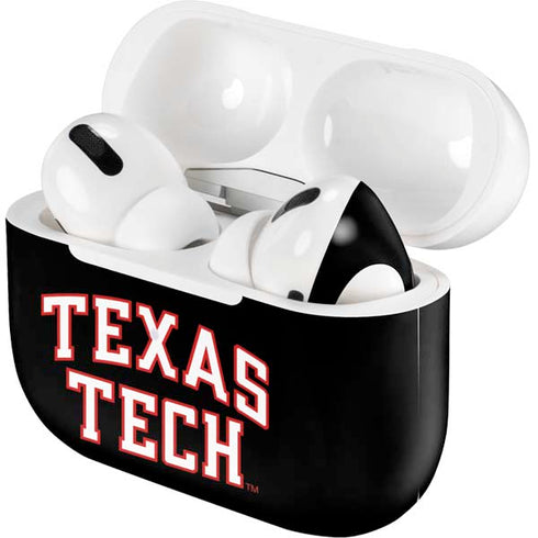 Texas Tech University Bold Apple AirPods Pro Skin