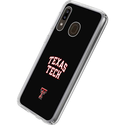 Texas Tech University Bold Galaxy A20 Clear Case