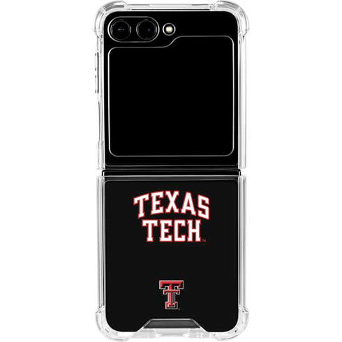 Texas Tech University Bold Galaxy Z Flip5 5G Clear Case