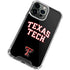 Texas Tech University Bold iPhone 15 Pro Clear Case