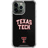 Texas Tech University Bold iPhone 15 Pro Max Clear Case