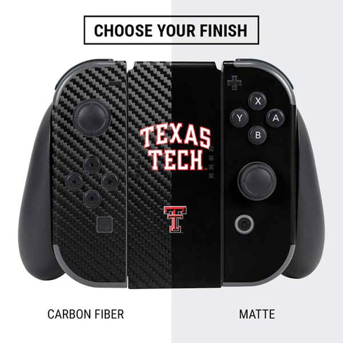 Texas Tech University Bold Nintendo Switch Bundle Skin
