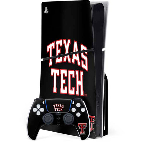 Texas Tech University Bold PS5 Slim Disk Bundle Skin