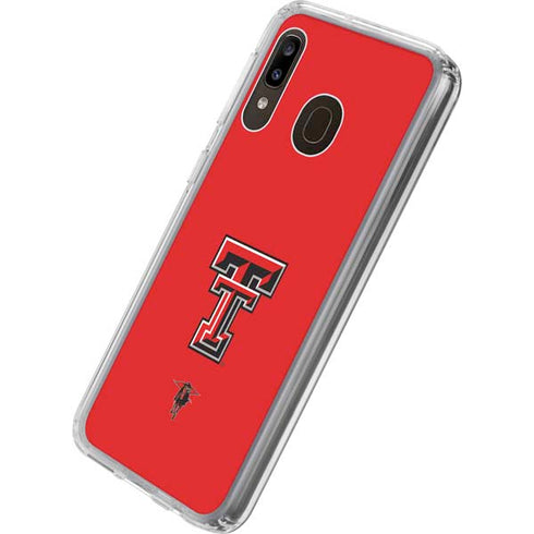 Texas Tech University Red Raiders Galaxy A20 Clear Case