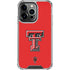 Texas Tech University Red Raiders iPhone 15 Pro Clear Case