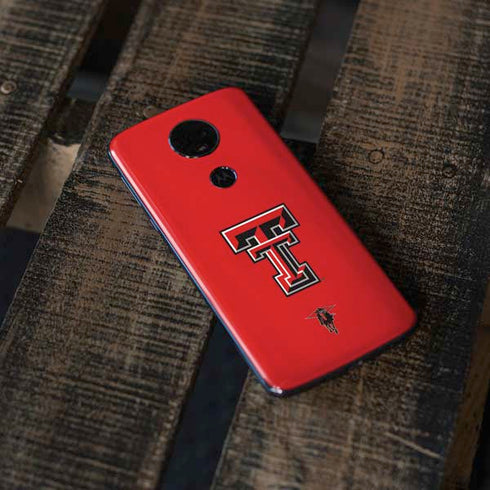Texas Tech University Red Raiders Moto E5 Plus Skin