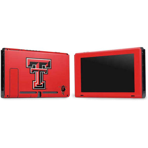 Texas Tech University Red Raiders Nintendo Switch Bundle Skin