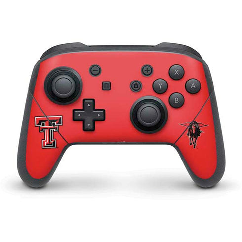 Texas Tech University Red Raiders Nintendo Switch Pro Controller Skin