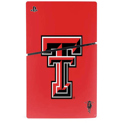 Texas Tech University Red Raiders PS5 Slim Digital Edition Console Skin