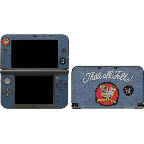 Looney Tunes Thats All Folks Patch 3DS XL 2015 Skin