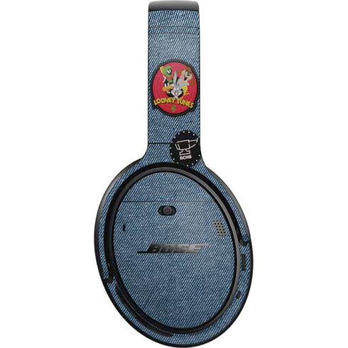 Looney Tunes Thats All Folks Patch Bose QuietComfort 35 II Headphones Skin
